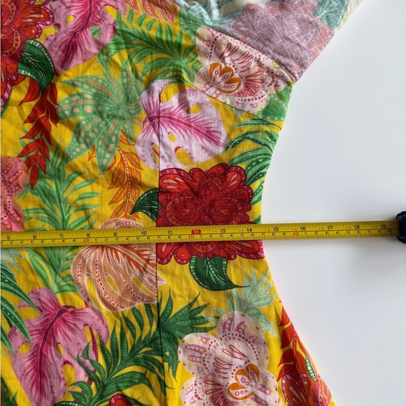 Petal and Pup Kalama Floral One Shoulder Midi Dress Leilani Print Medium M Hawai - Picture 5 of 11